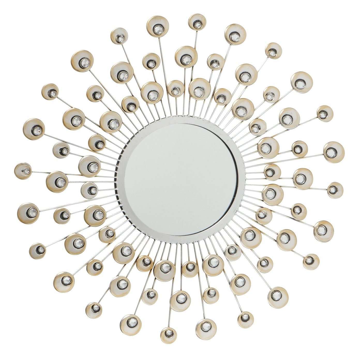 BOLTZE GRUPPE GmbH Hängedekoration Wandobjekt Rasmus Metall Eisen champagner Ø 82 cm