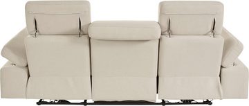 Places of Style 3-Sitzer Kilado, mit 2x Relaxfunktion, verstellbarer Armlehne, Kopfteilverstellung