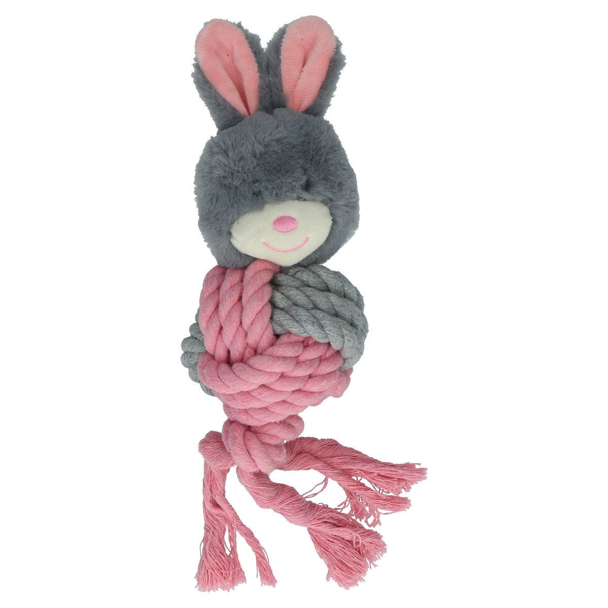 Bunny Puppy Tierkuscheltier Hundespielzeug Puppy Hase Ropey Ball