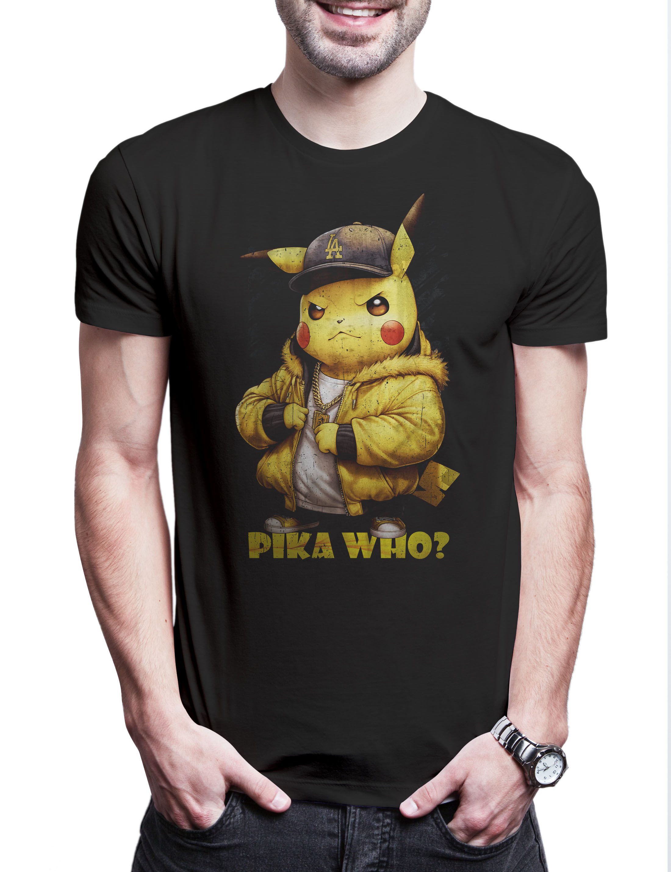 Print-Shirt Poke Mobster Herren T-Shirt Mond Ball Anime Gangster Go Trainer