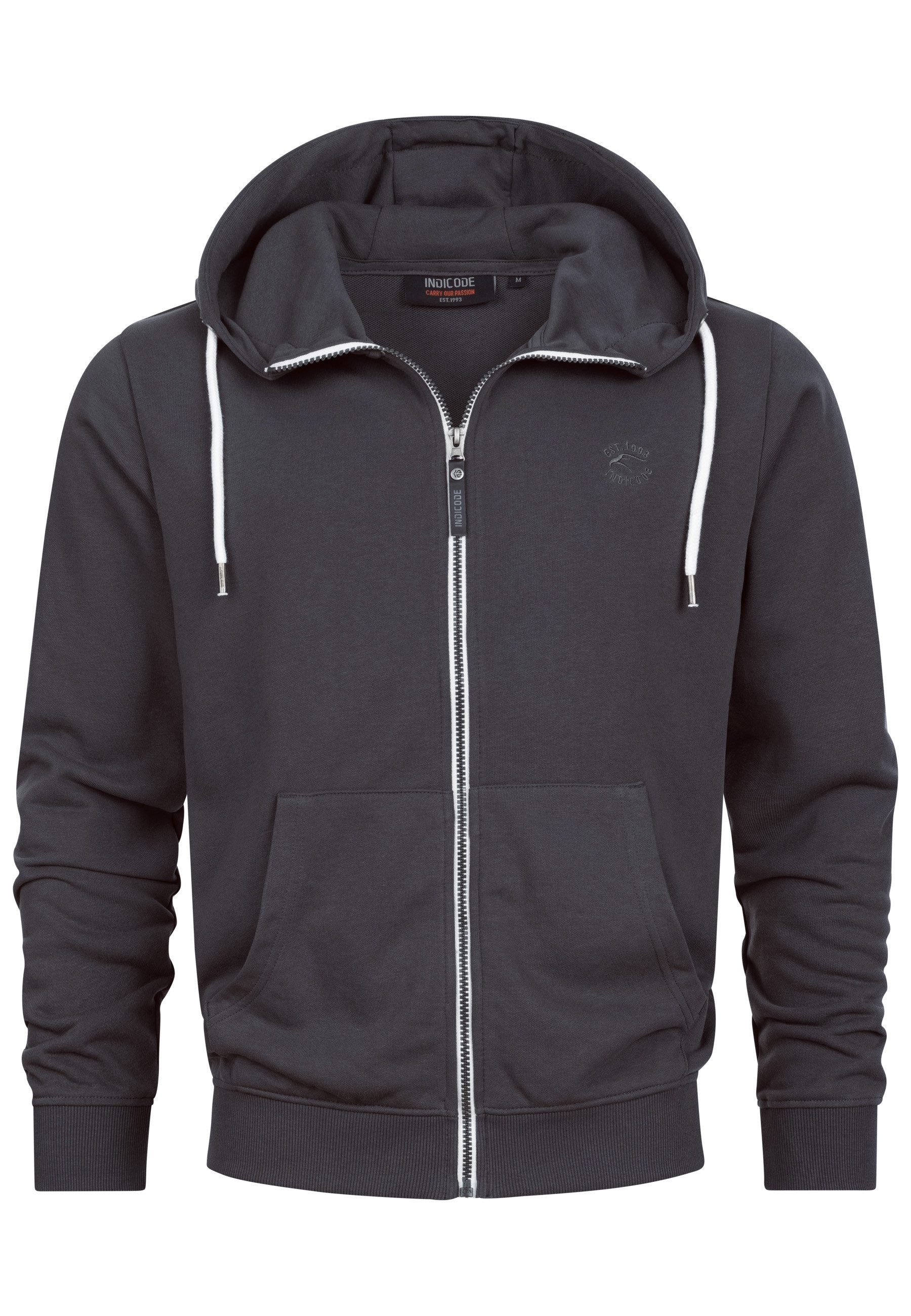 Indicode Kapuzensweatjacke Herren INChristos Hoodie Sweatjacke Herrenjacke günstig online kaufen