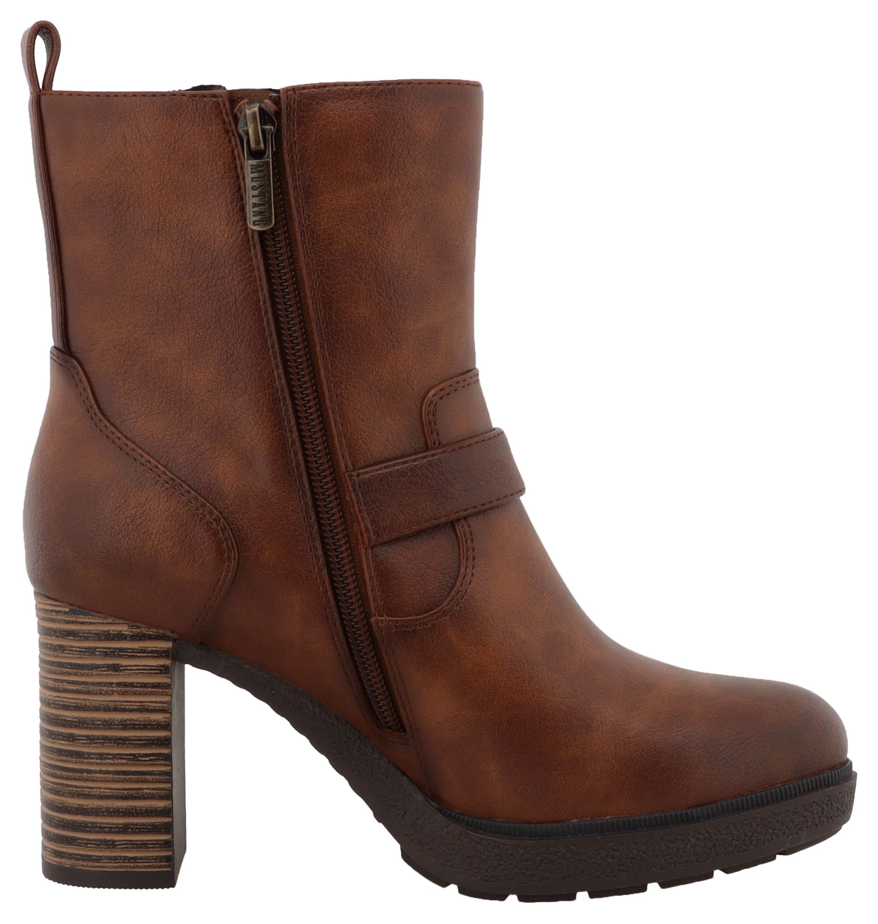 Mustang Shoes Nana Winterstiefelette Boots, Winterstiefelette mit Reißverschluss