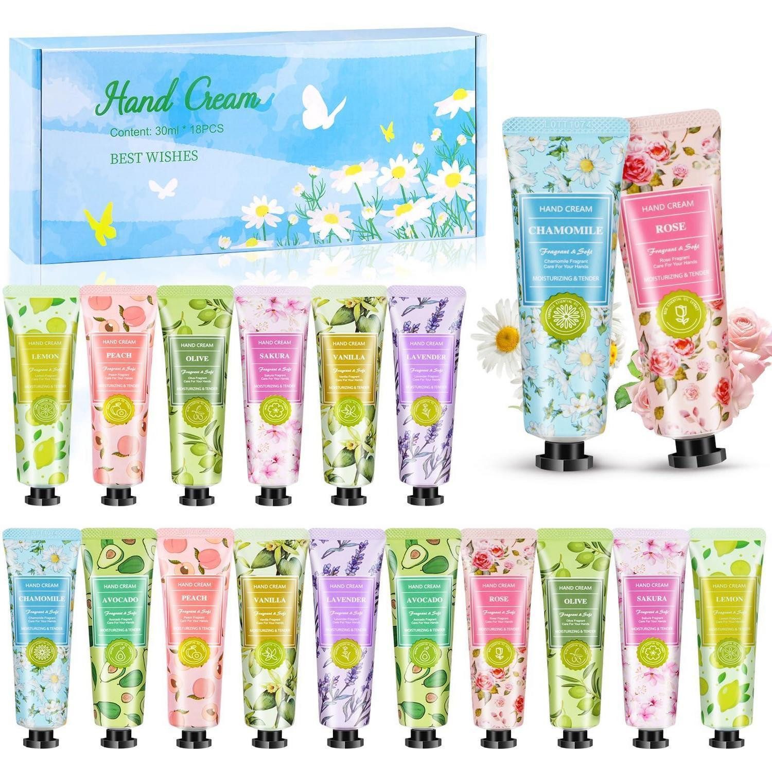 LuxusKollektion Handcreme Handcreme Geschenkset 18er Duft Auswahl