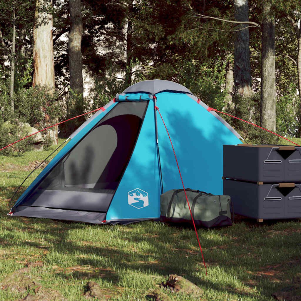 Faltzelt Campingzelt Kuppel 263 x 160 x 108 cm Blau