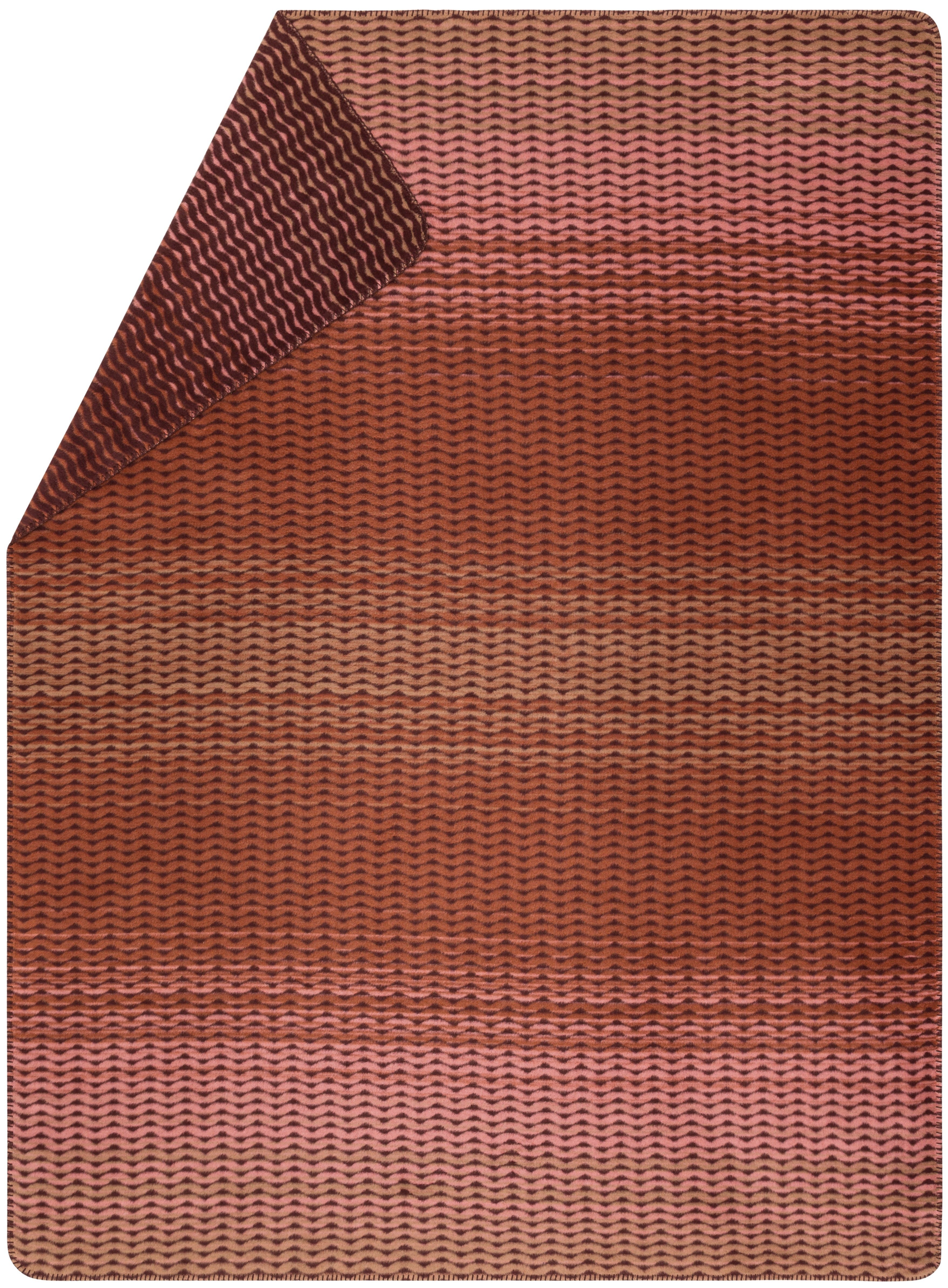 Wohndecke Savona 'Wellen Verlauf' 150 x 200 cm, DAVID FUSSENEGGER