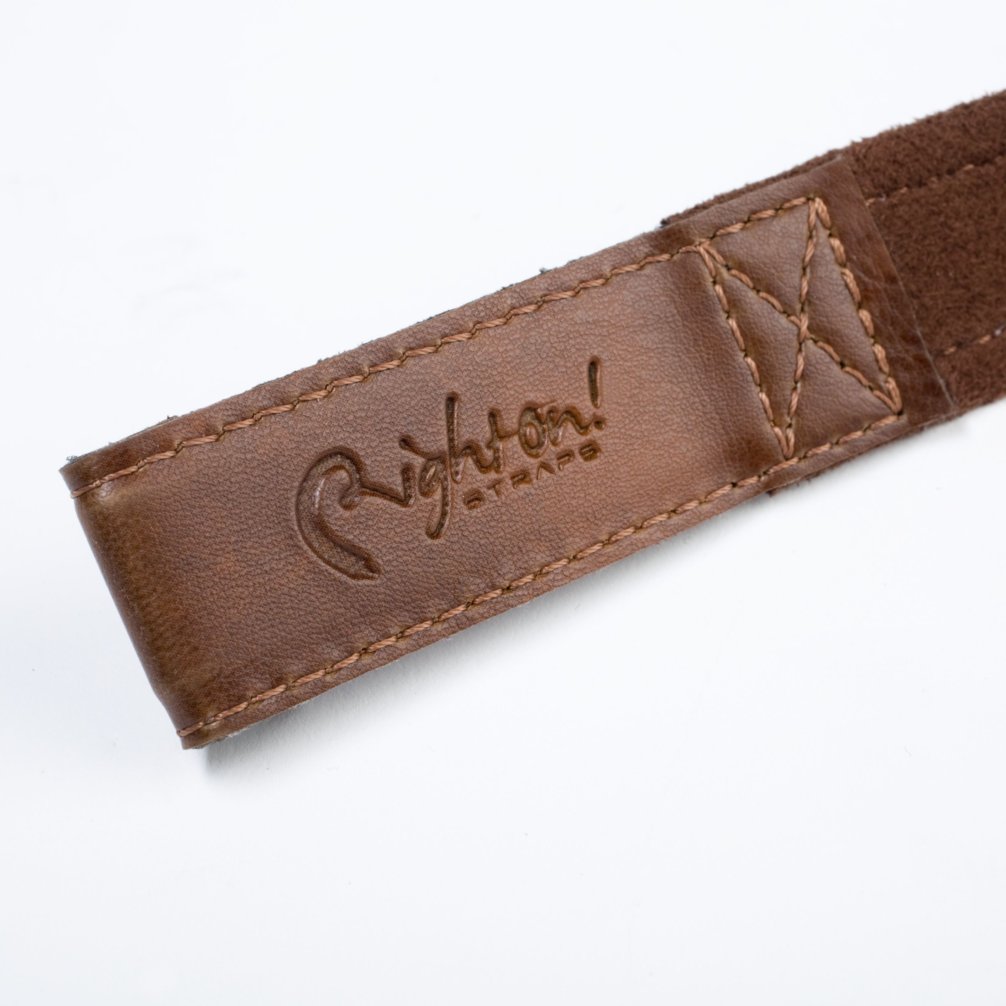 RightOn! Straps Gitarrengurt, Nylon Hook Brown - Gitarrengurt