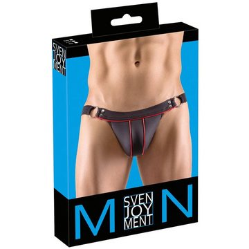 Svenjoyment String Po-freier Jock-String - schwarz, rot