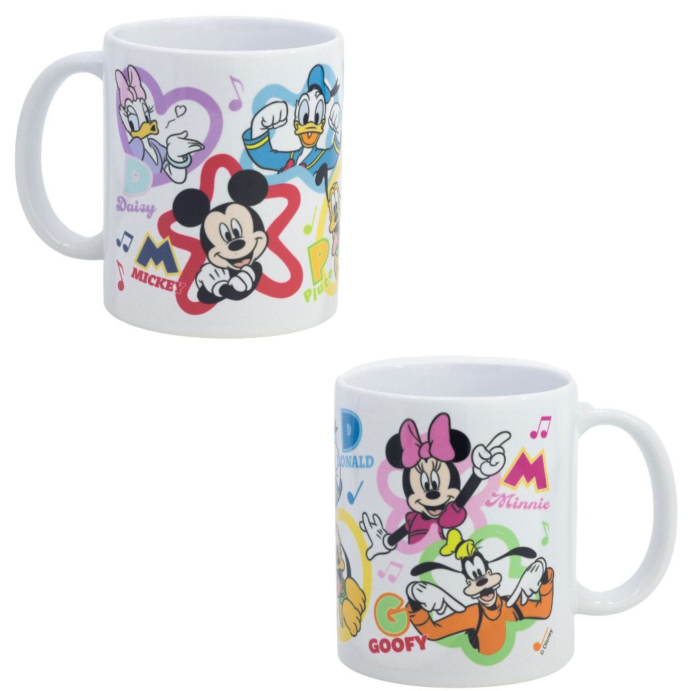 Tasse Disney Minnie Mickey Maus Goofy Dionald Daisy Kaffeetasse Teetasse
