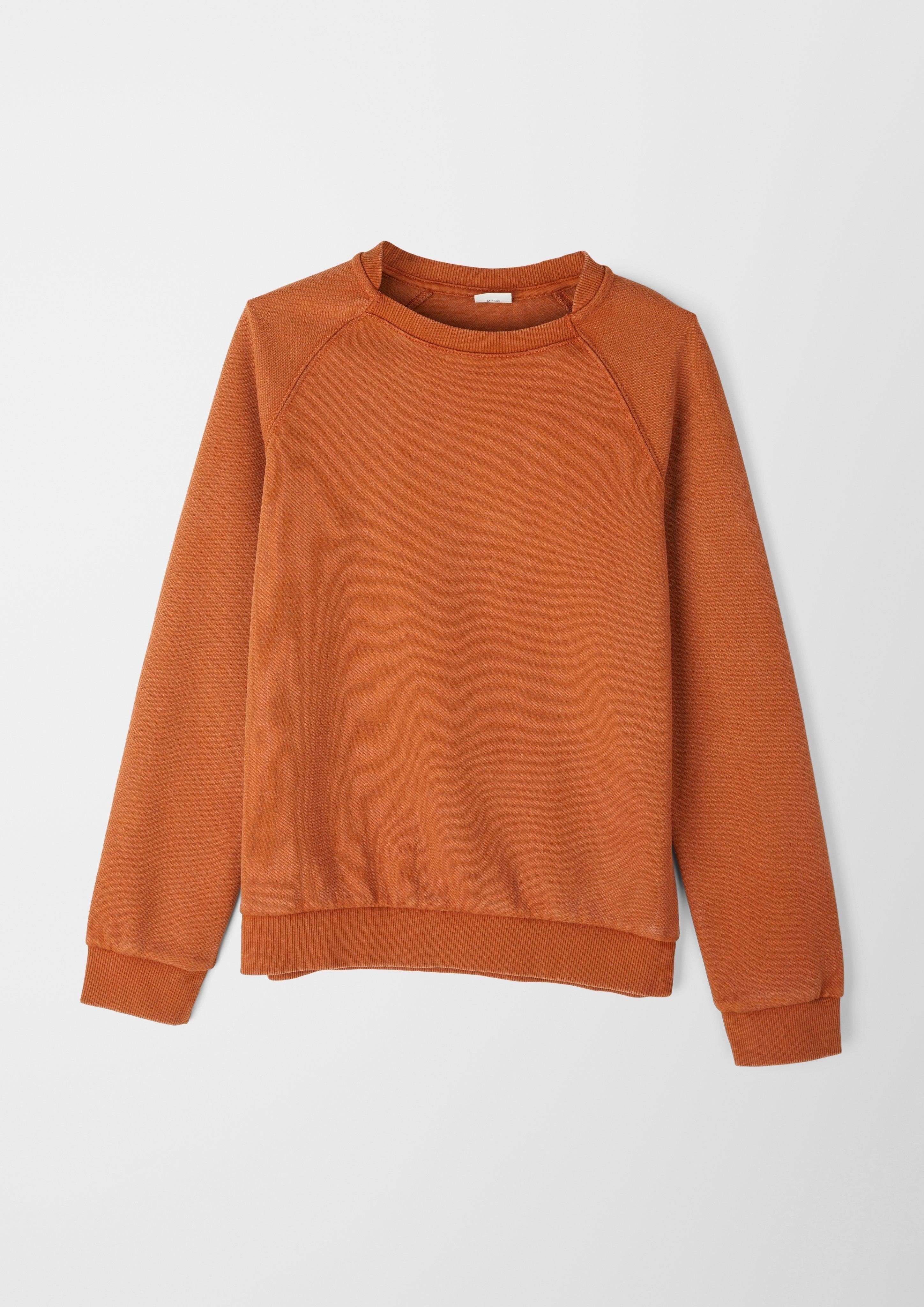s.Oliver Sweatshirt Sweatshirt mit Crewneck orange