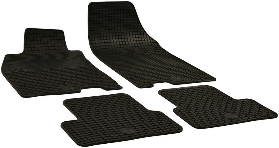 WALSER Passform-Fußmatten (4 St), für Renault FLUENCE Stufenheck, für Renault  Fluence 02/2010-Heute