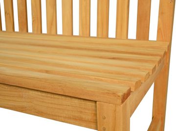 Kai Wiechmann Garten-Essgruppe Wetterfeste Teak Sitzgruppe aus 1 Bank 150 cm und 1 Tisch 150 x 80 cm, (2-tlg., 1 Bank, 1 Esstisch), hochwertiges Set aus Teak Gartenbank und Esstisch