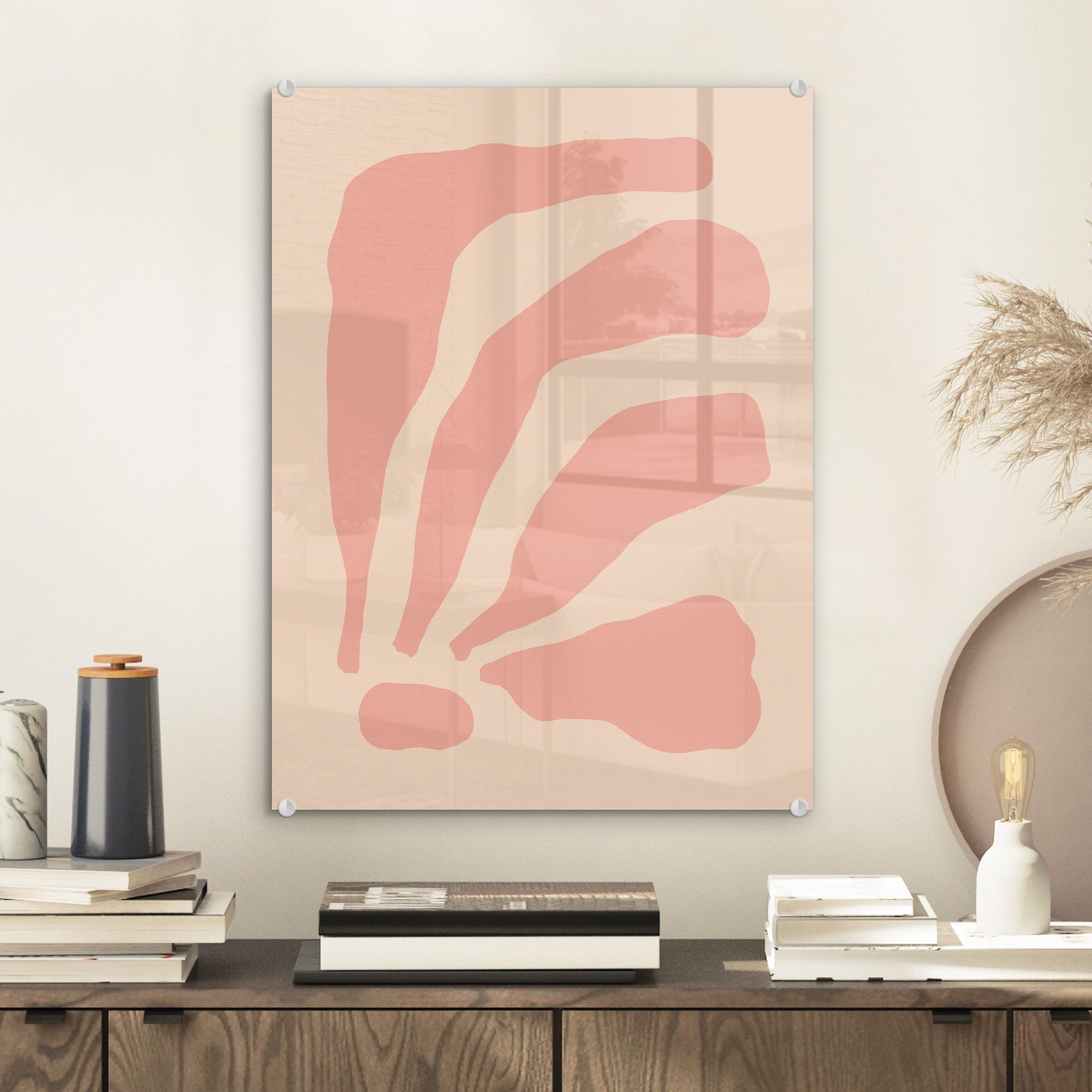 MuchoWow Acrylglasbild Bohème - Rosa - günstig online kaufen