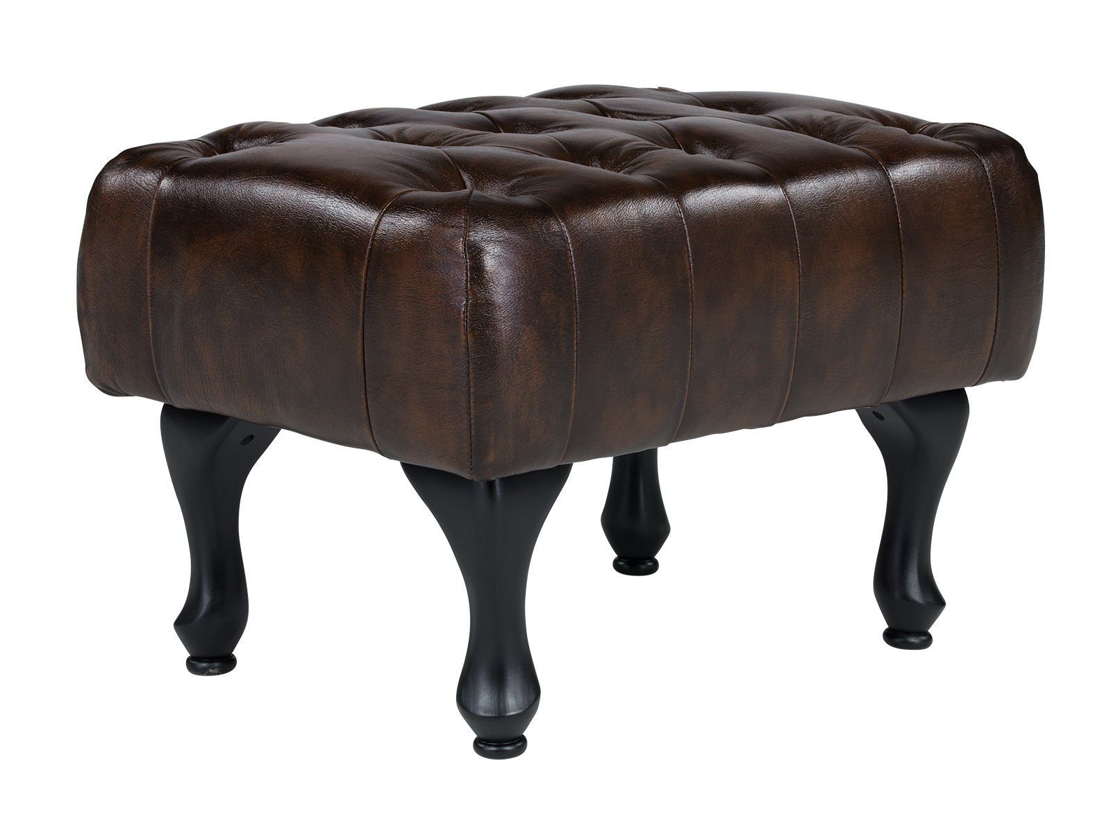 massivum Подставка для ног Табуретки Chesterfield Pittsfield Echtleder braun