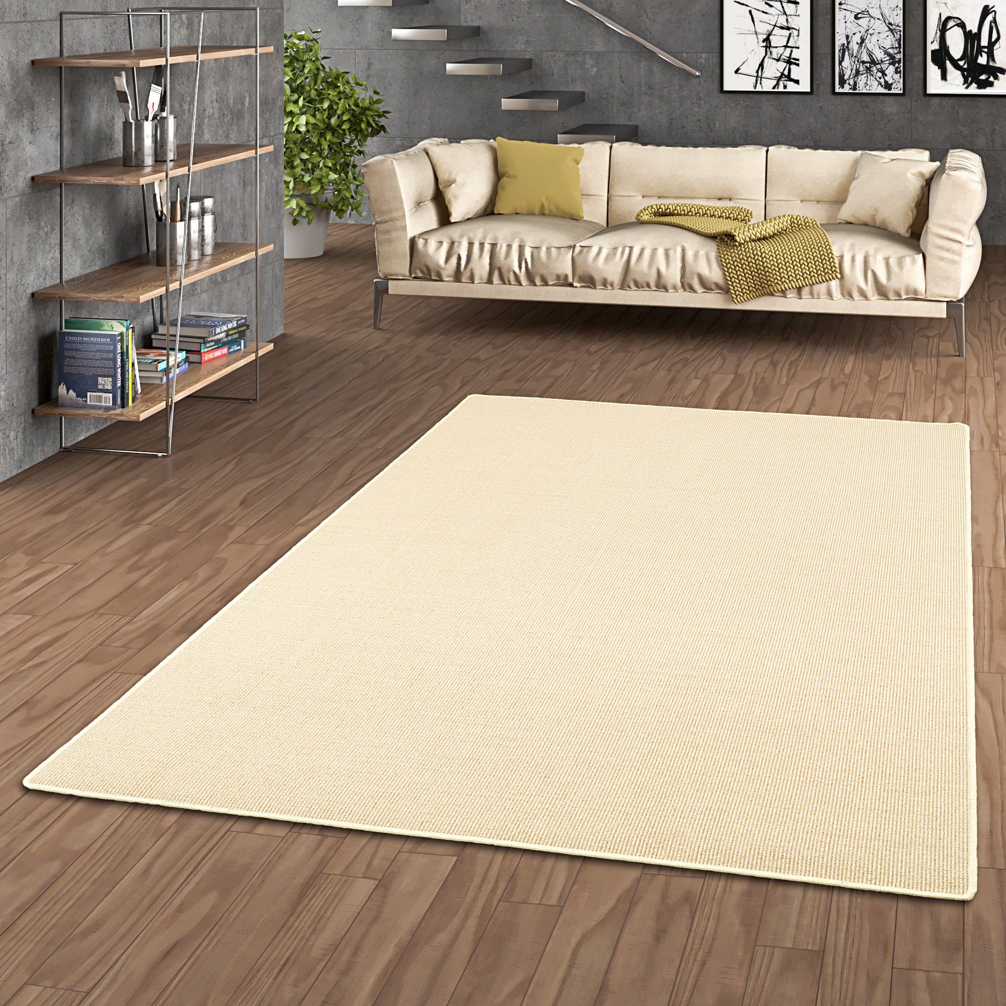 Snapstyle Sisalteppich Sisal Natur Teppich Klassisch, günstig online kaufen