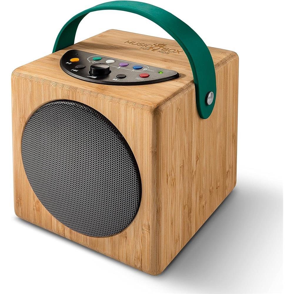 Wavemaster KidzAudio Music Box von for USB-Stick für Kids W, Bluetooth) Bluetooth-Lautsprecher Kinder Wiedergabe (3,5