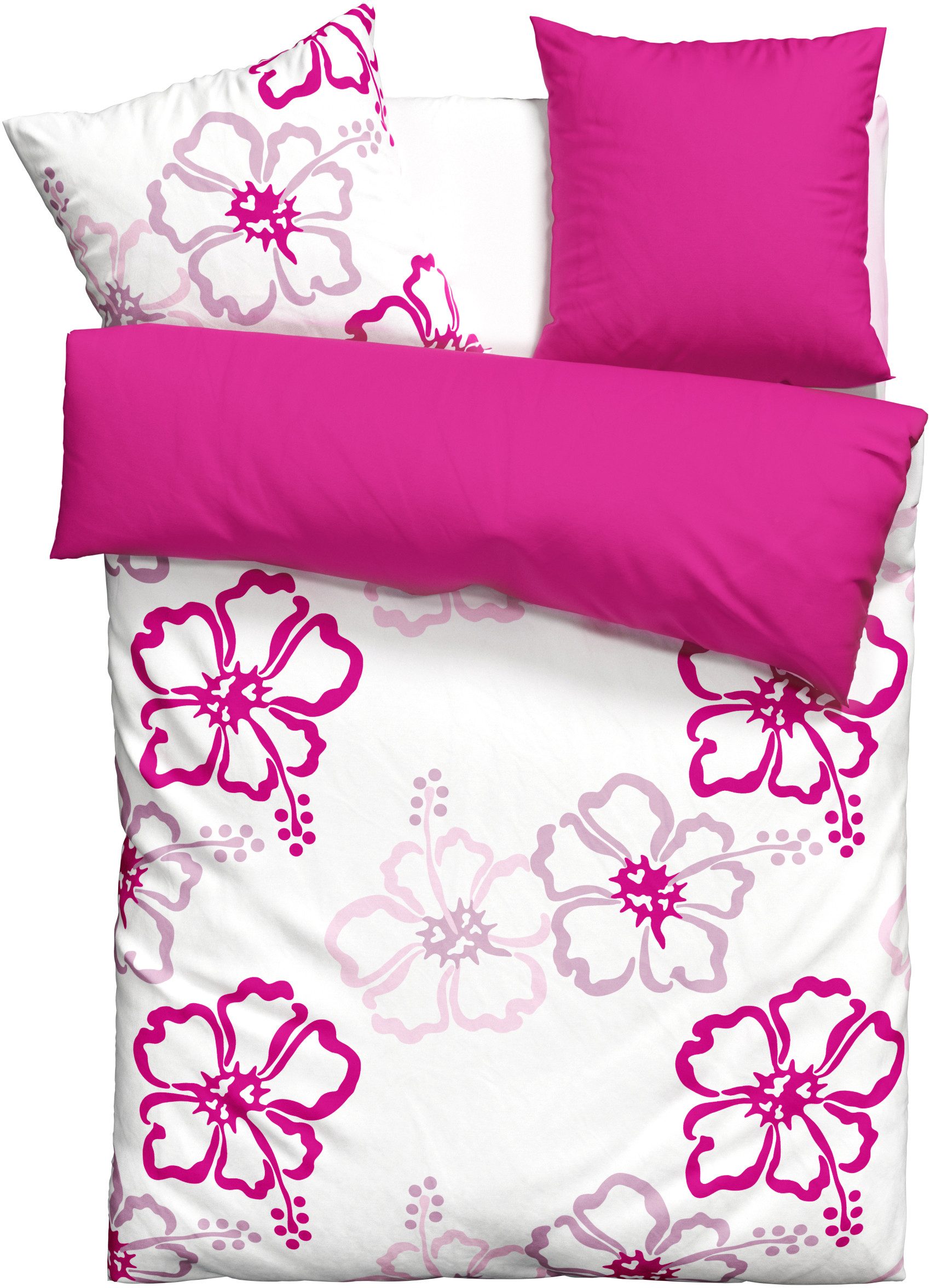OTTO home Wendebettwäsche Litschi, Polycotton recycelt, 2 teilig, ab Größe günstig online kaufen