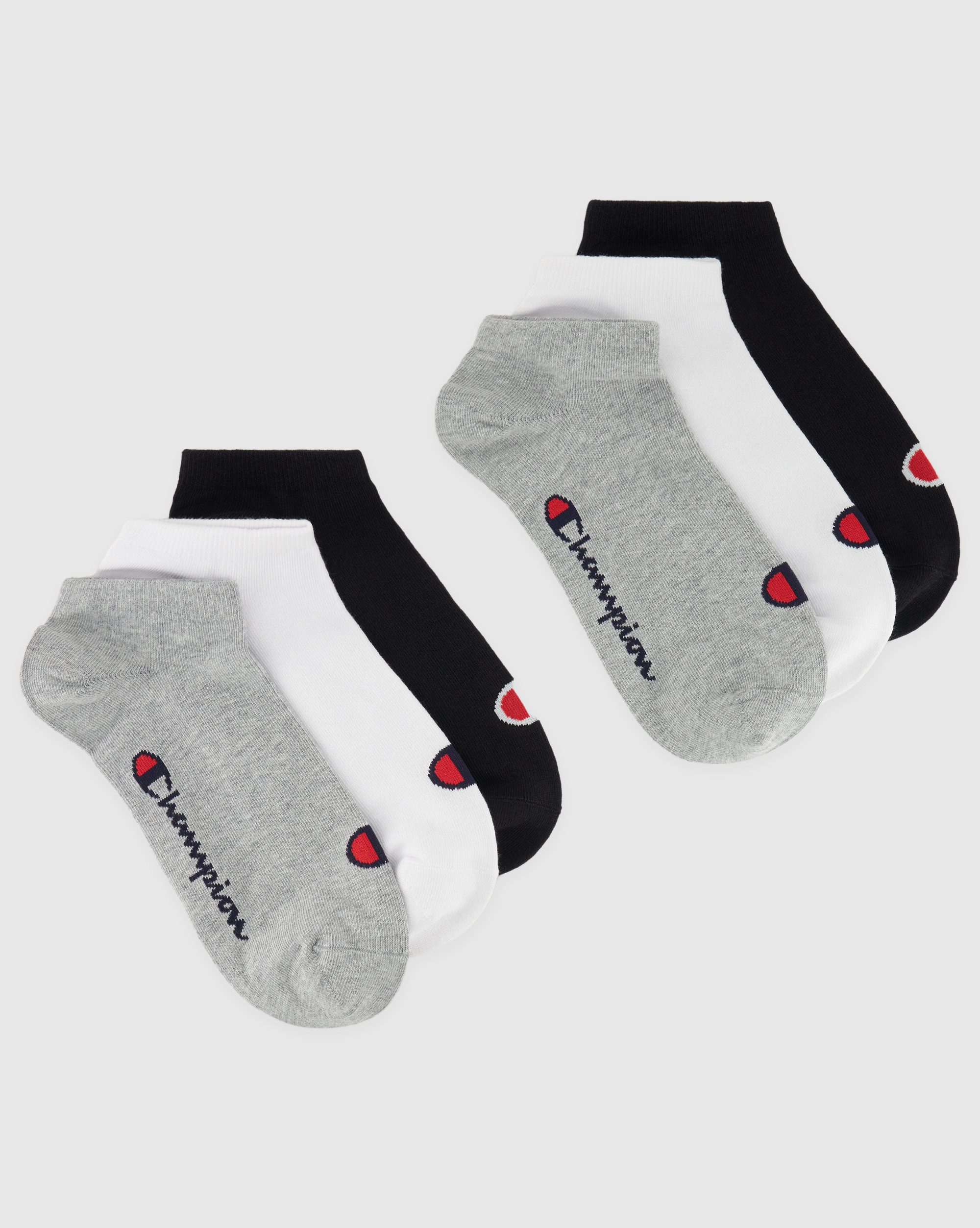 Champion Sneakersocken 6pk Sneaker Socks (6-Paar) für sportliche Aktivitäten, für Fitness und Training, im 6er-Pack