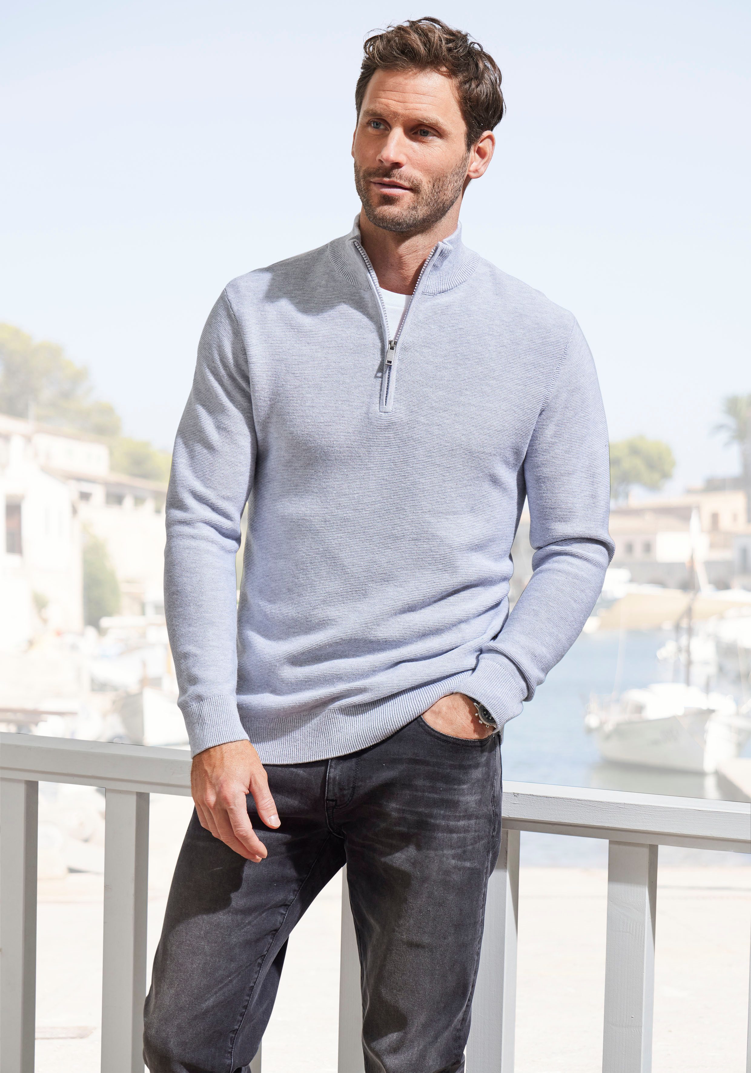 AUTHENTIC LE JOGGER Troyer Pullover mit günstig online kaufen