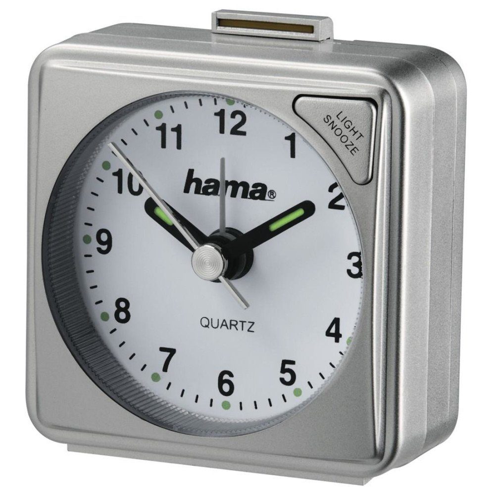 Hama Reisewecker Reisewecker "A50", Silber (00186328) günstig online kaufen
