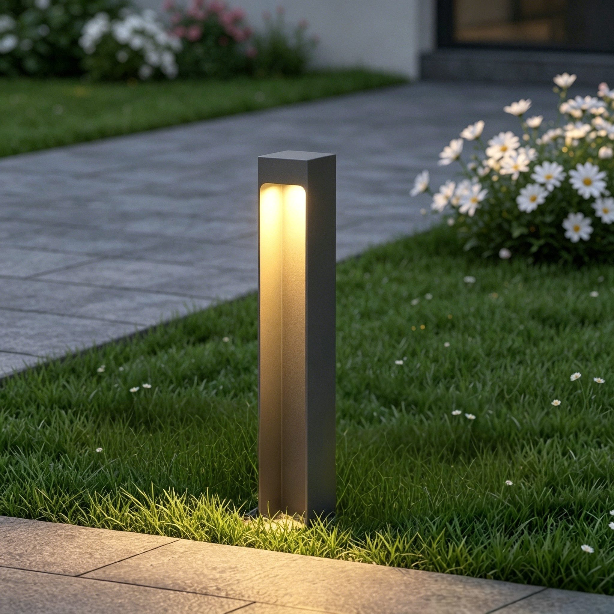 Mai & Mai LED Außen-Stehlampe LED Außenleuchte Wegeleuchte IP65 Standleuchte für Außen 5W 3000K