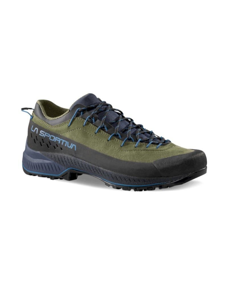 TX 4 Evo (Zustieg, Wildleder) dunkelgrün/skyblau Herren Wanderschuh