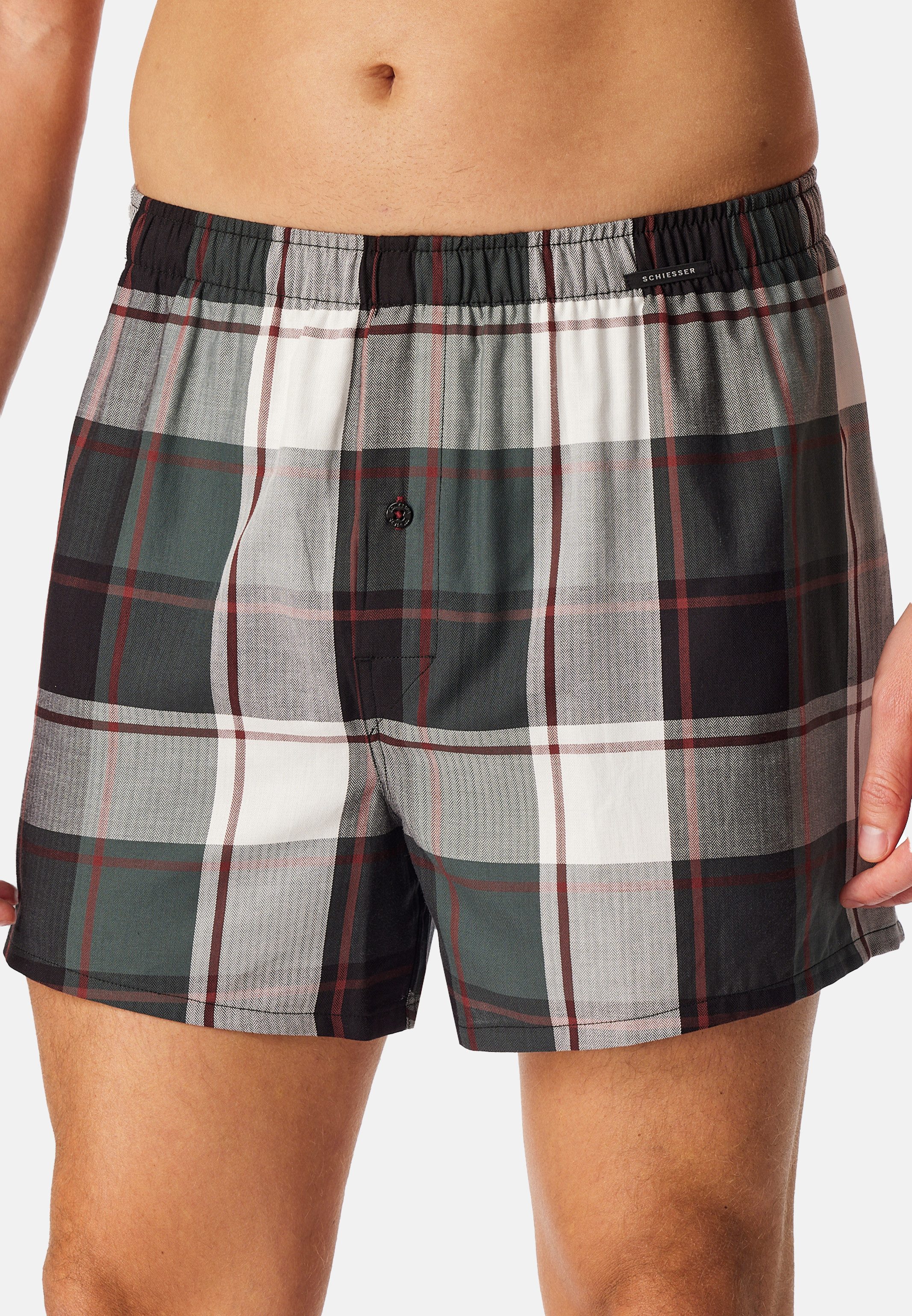 Schiesser Boxershorts 6er Pack Web (Spar-Set, günstig online kaufen