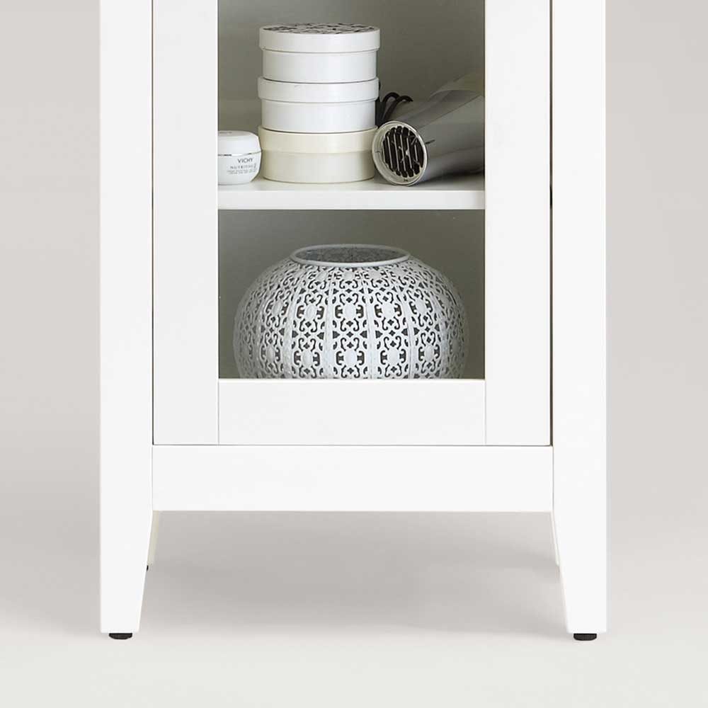 Pharao24 Hochschrank Leonora aus Massivholz