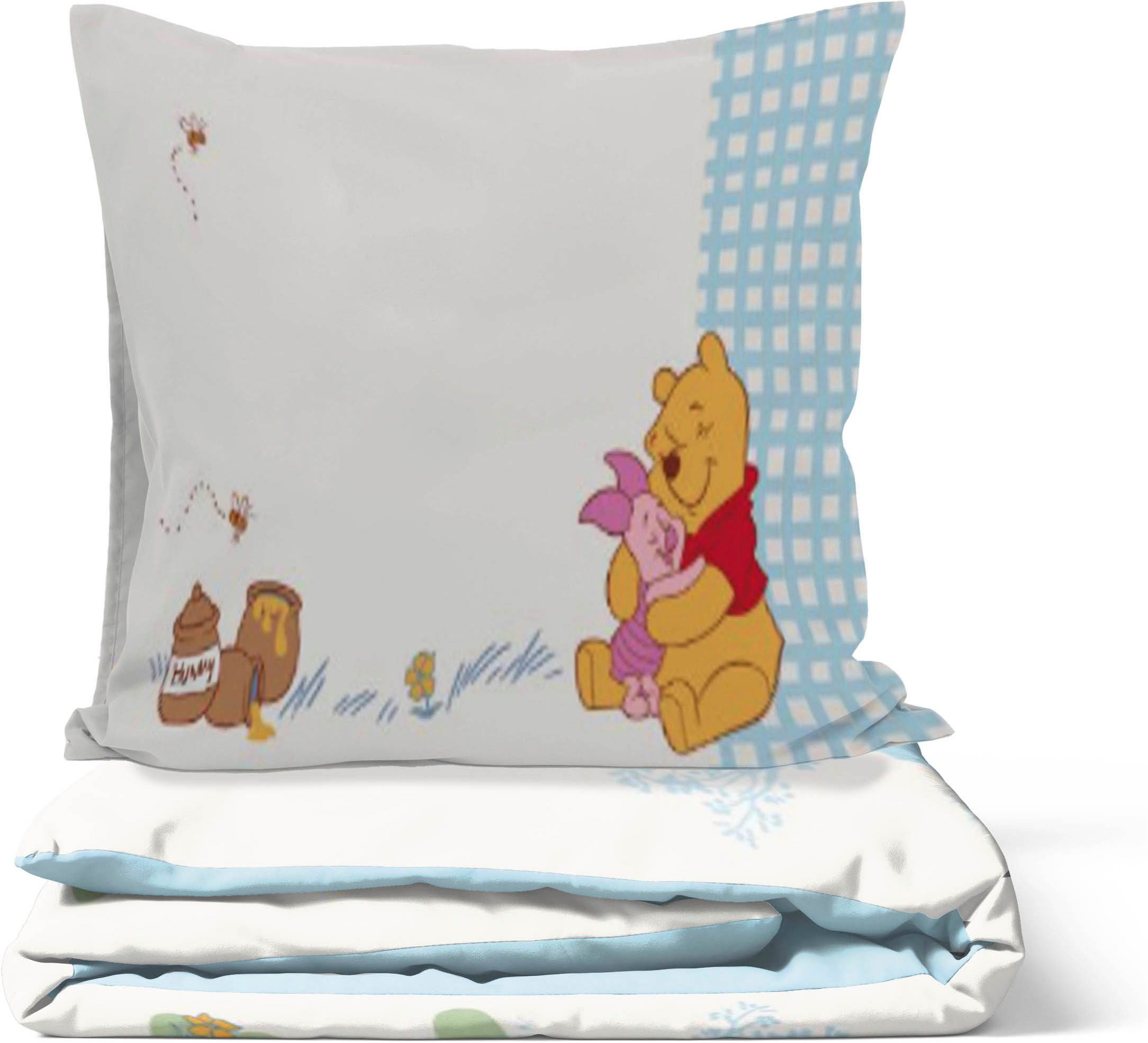 Disney Kinderbettwäsche Winnie The Pooh Party, Linon, 2 teilig, 100% Baumwolle – Bild 5 von 5
