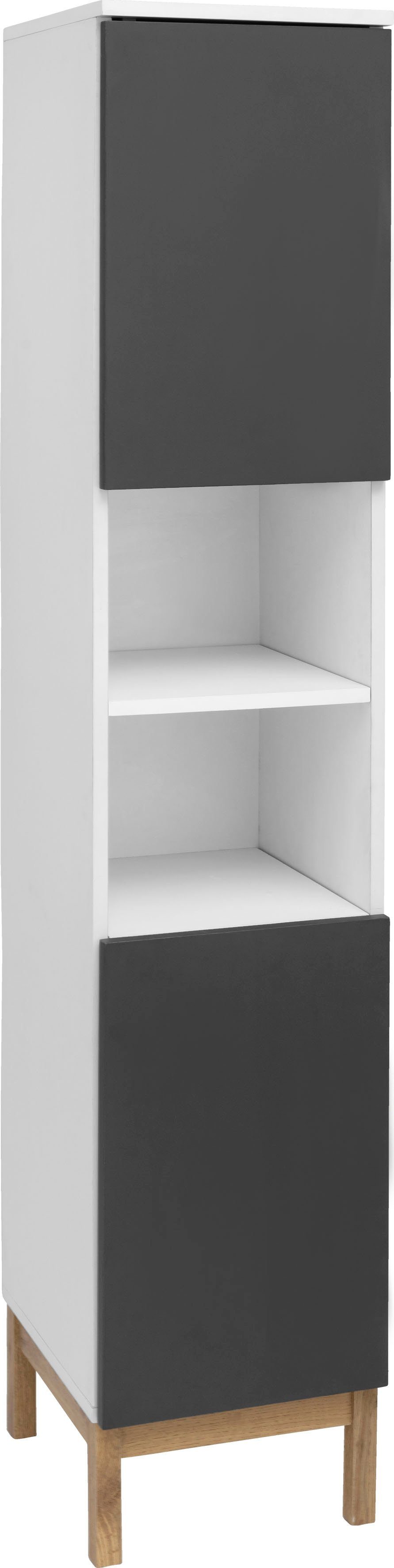 andas Hochschrank Stian mit Push-to-open, Breite 30 Höhe Türen, 160,5 Einlegeboden, 2 cm cm