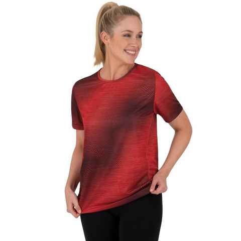 Trigema T-Shirt TRIGEMA COOLMAX® Sportshirt mit modischem Druck (1-tlg)