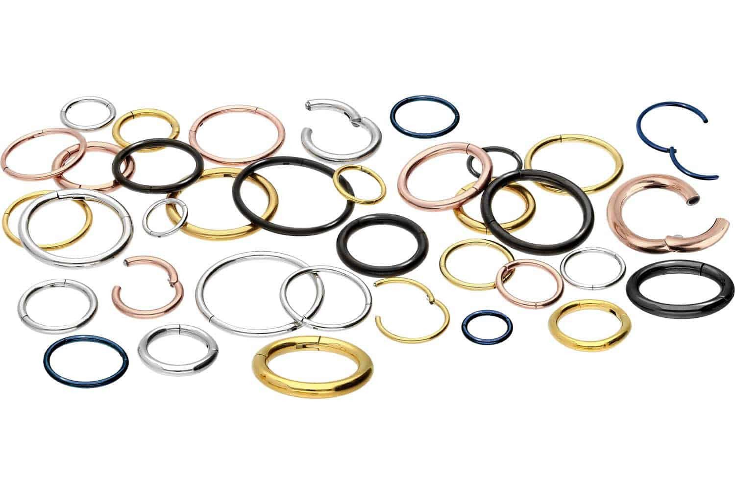 PIERCINGLINE Nasenpiercing Chirurgenstahl Segmentring Clicker Ohrpiercing S günstig online kaufen