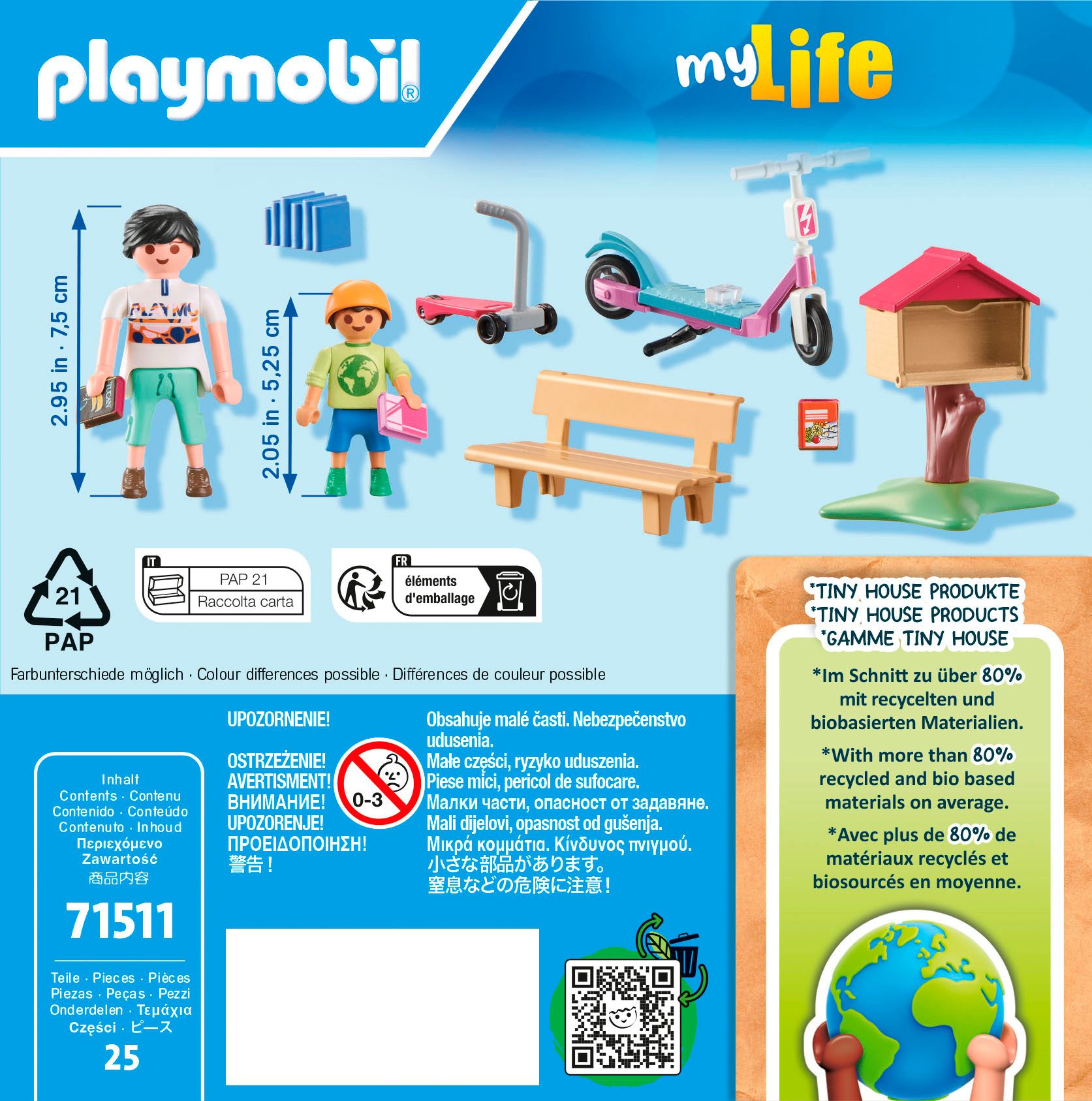 Playmobil® Büchertausch für Leseratten (71511), My Life Konstruktions-Spielset, (25 St), Made in Europe – Bild 5 von 5
