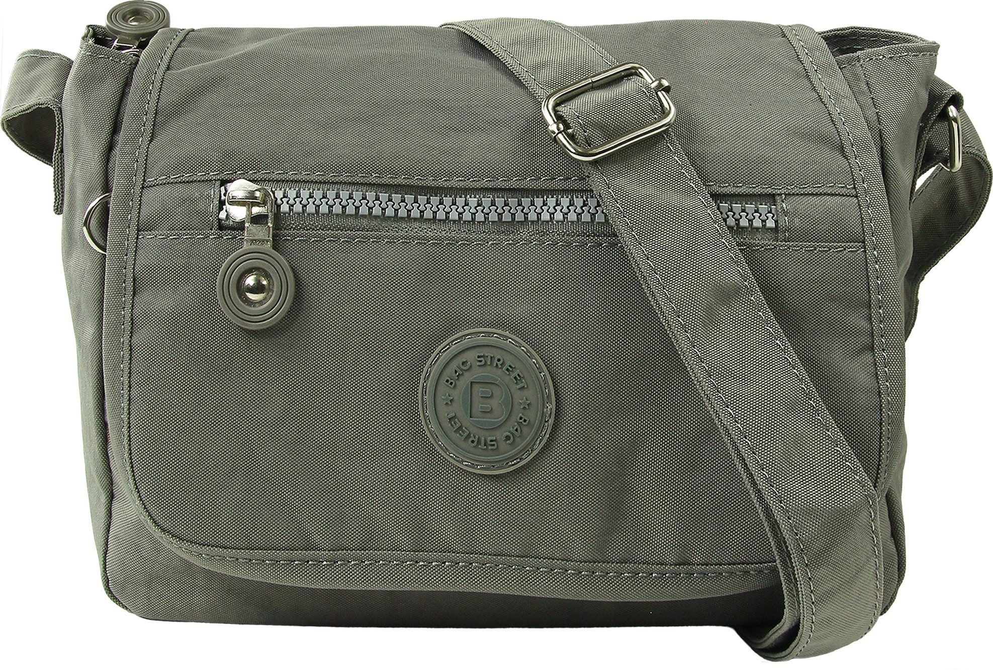 BAG STREET Umhängetasche Bag Street Nylon Umhängetasche grau Damen (Umhänge günstig online kaufen