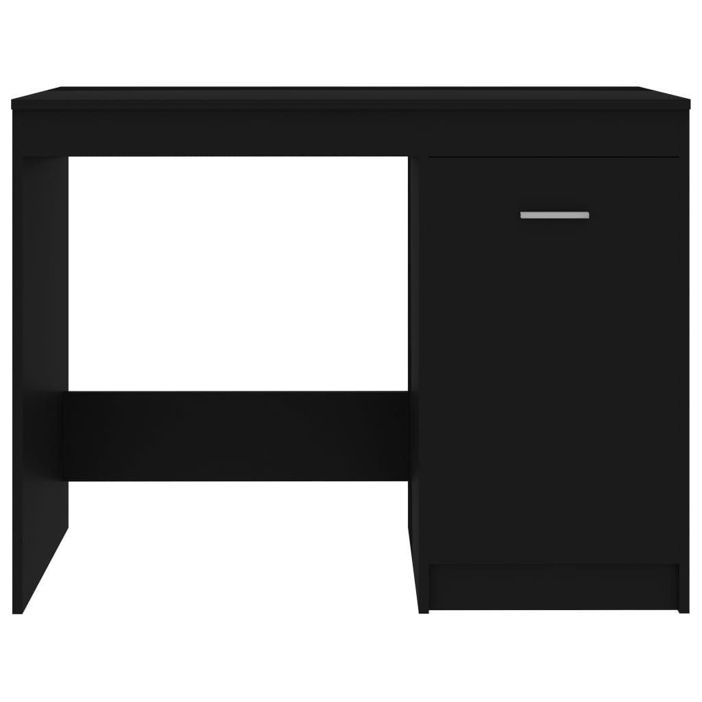 Computertisch Holzwerkstoff Schreibtisch, Schwarz 100×50×76 cm Weiß vidaXL Computertisch