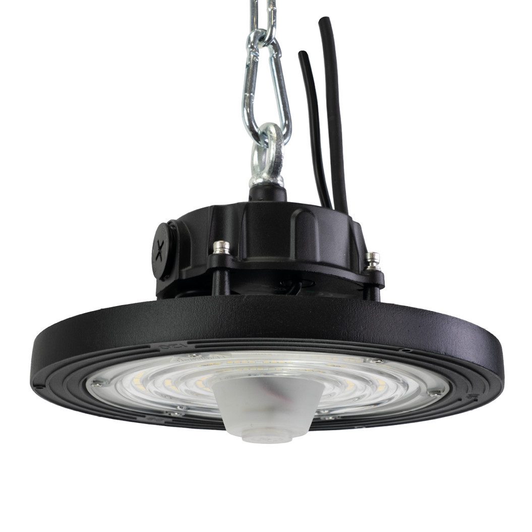 ENOVALITE LED Arbeitsleuchte ENOVALITE LED Hallenstrahler HighBay 100 W 4000 K Neutralweiß Schwarz, LED fest integriert, Neutralweiß