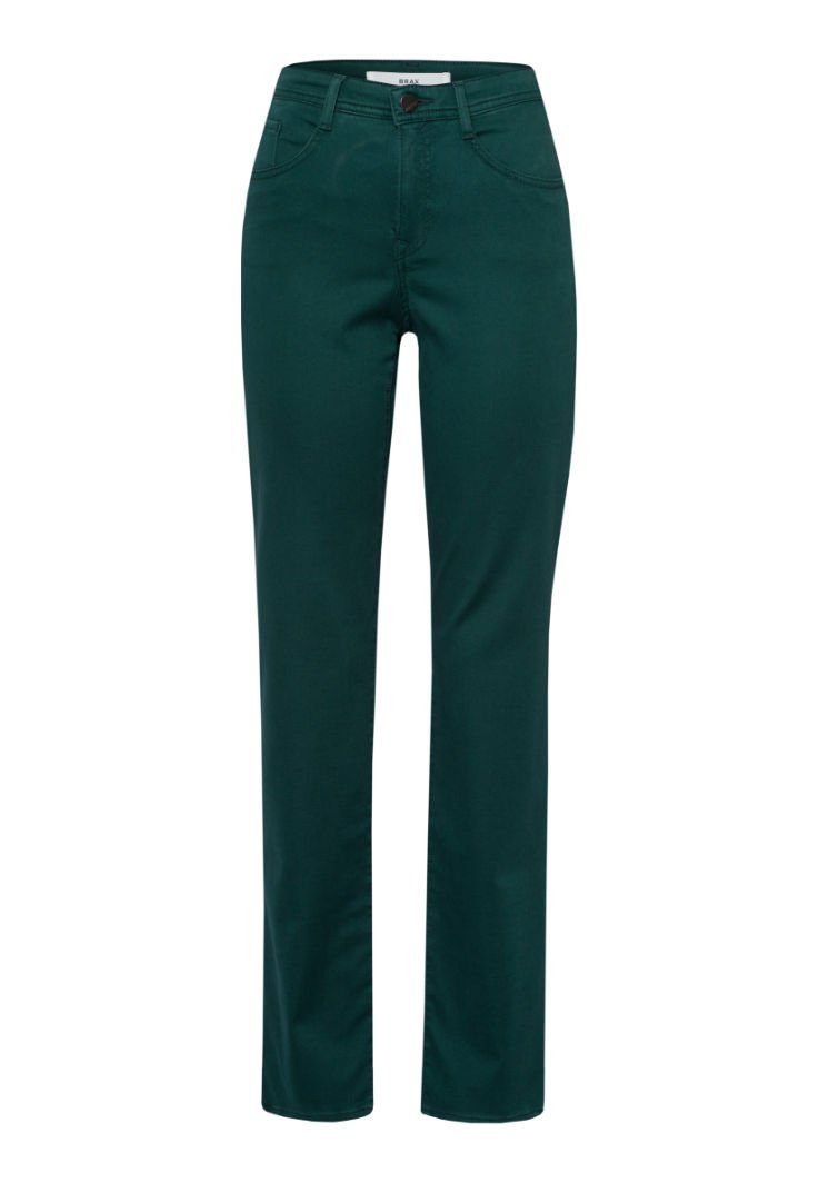 Style dunkelgrün 5-Pocket-Hose Brax CAROLA