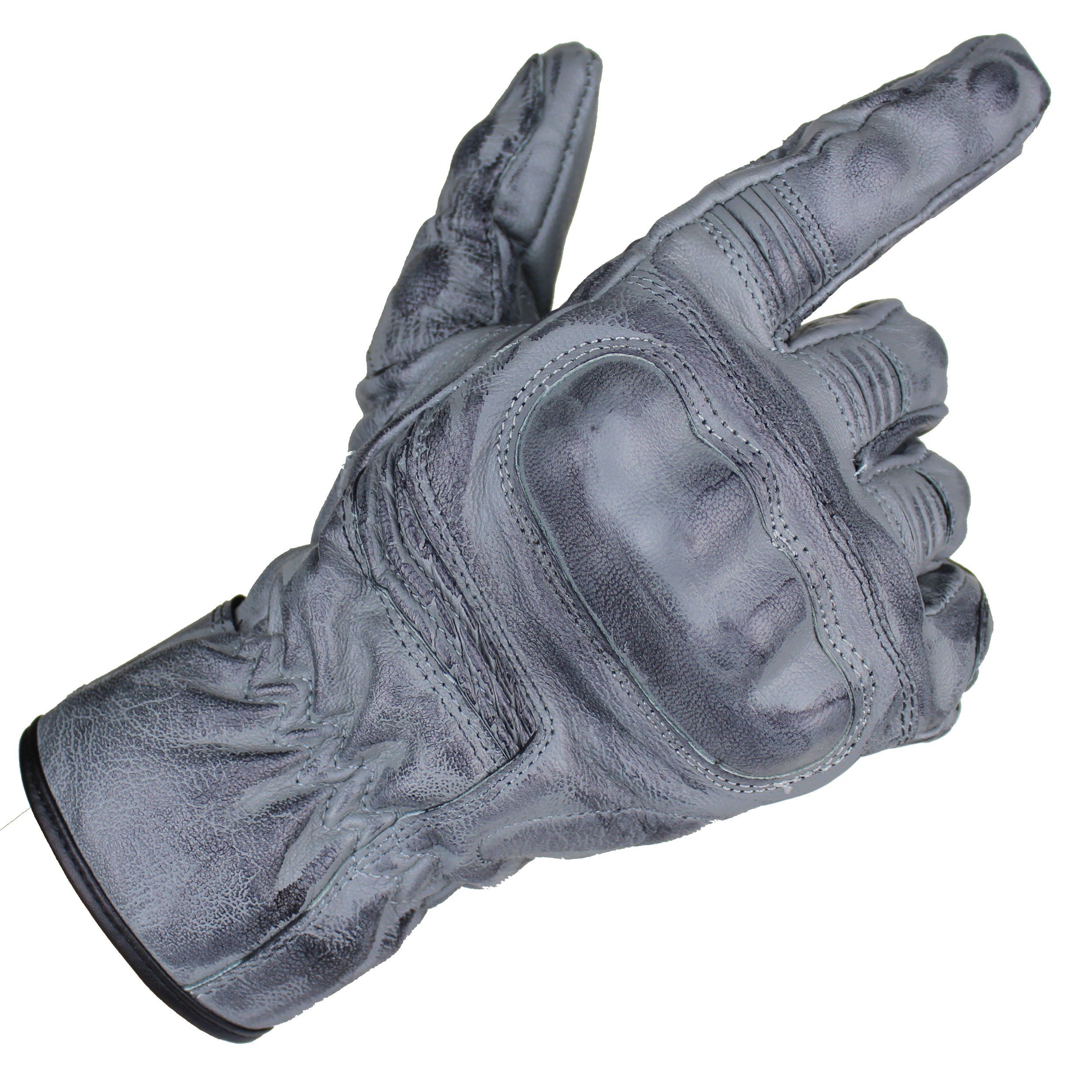 Alpha Speeds Motorradhandschuhe Biker Motorrad Leder Handschuhe Custom Retr günstig online kaufen