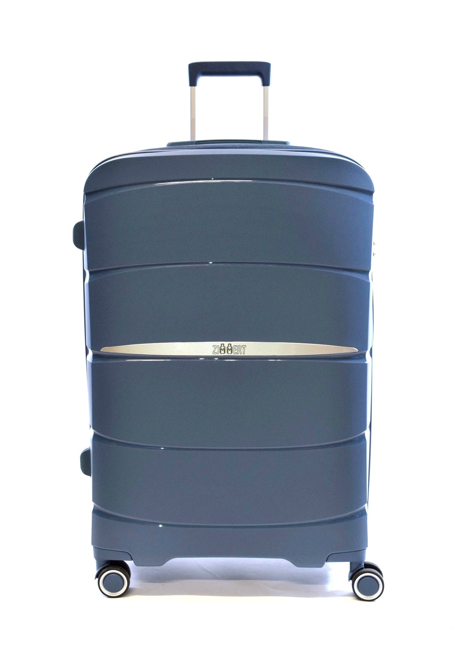 Zimmert Leather Hartschalen-Trolley Speetliner, Gr. L 76 cm, 4 Rollen Blau günstig online kaufen