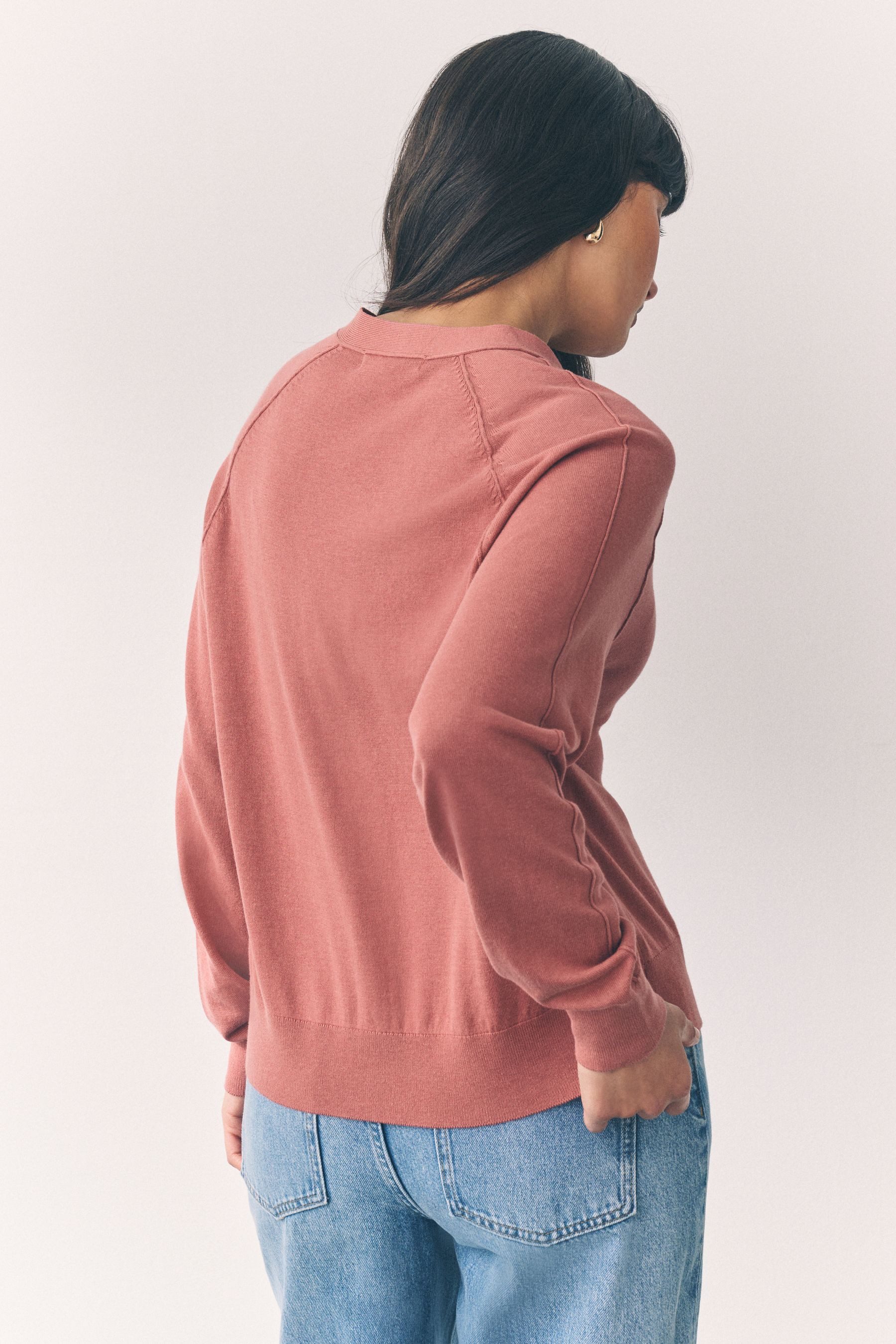 Next Strickjacke Weiche, geknöpfte Strickjacke mit günstig online kaufen