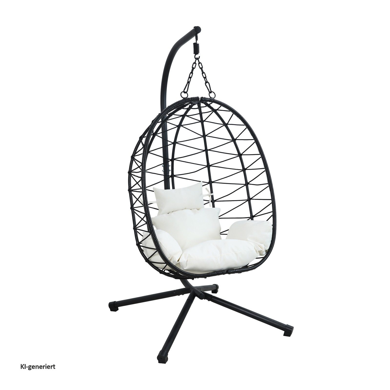 HTI-Living Hängesessel Hängesessel Lorica (Stück, 1-St., 1 Hängesessel), Schaukelsessel mit Gestell