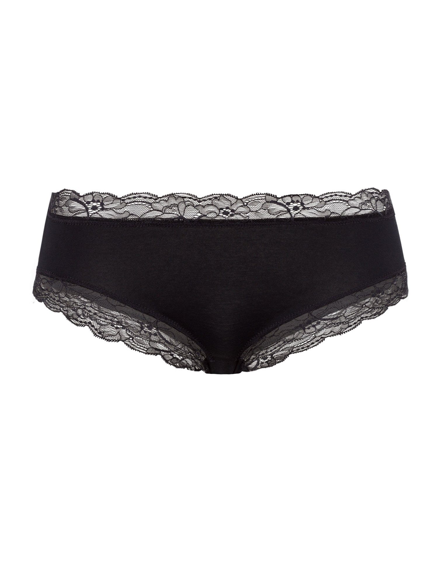 Hanro Panty Cotton Lace Hipster (1-St) black