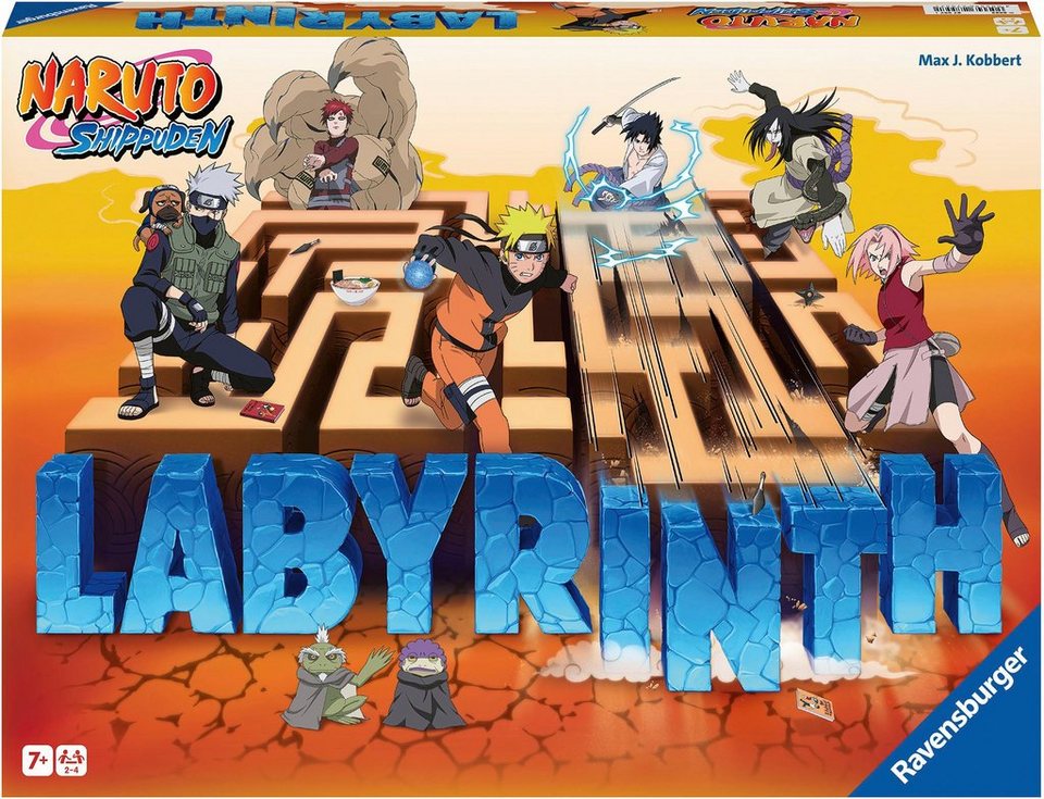 Ravensburger Spiel, Strategiespiel Naruto Shippuden Labyrinth, Made in  Europe; FSC® - schützt Wald - weltweit, Einfache Regeln, schneller  Spieleinstieg und kurzweilige Partien