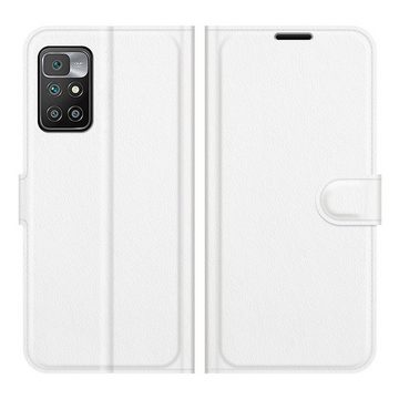 König Design Handyhülle Xiaomi Redmi 10, Schutzhülle Schutztasche Case Cover Etuis Wallet Klapptasche Bookstyle