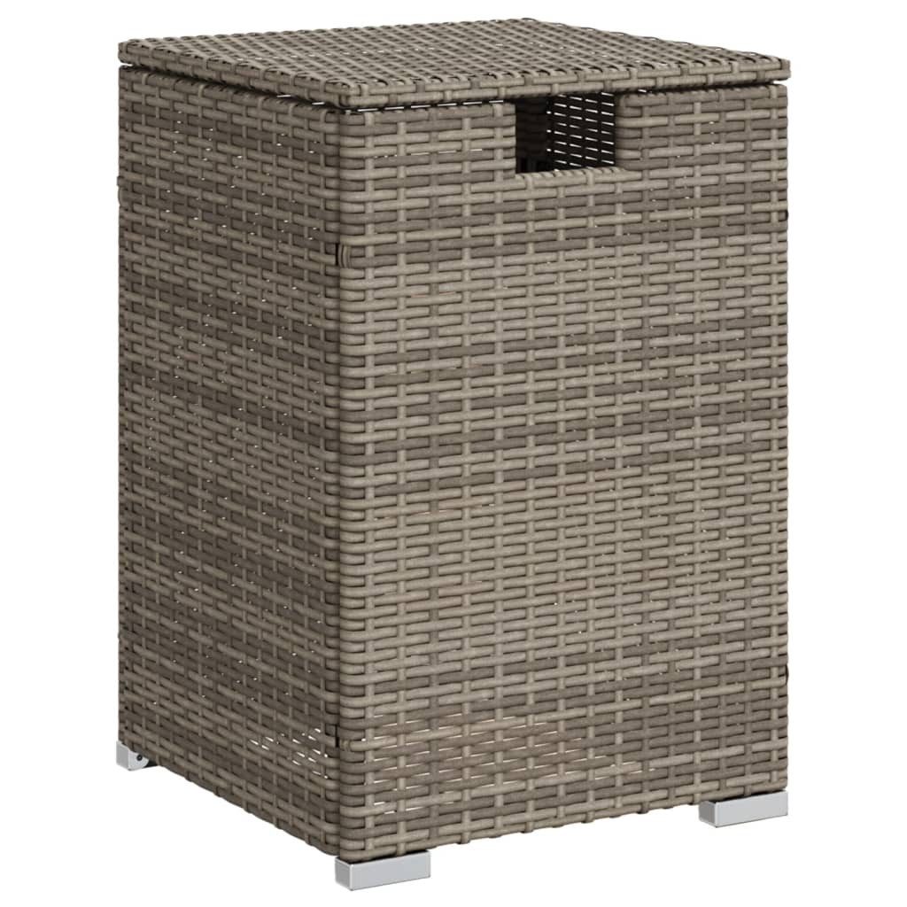 vidaXL Gartentisch Propan-Tank-Verstecktisch Grau 40x40x60 cm günstig online kaufen