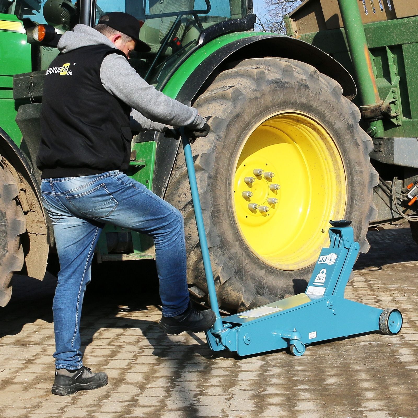 Airpress Wagenheber Rangierwagenheber 16 Tonnen JJ-16, 700 Typ 72127