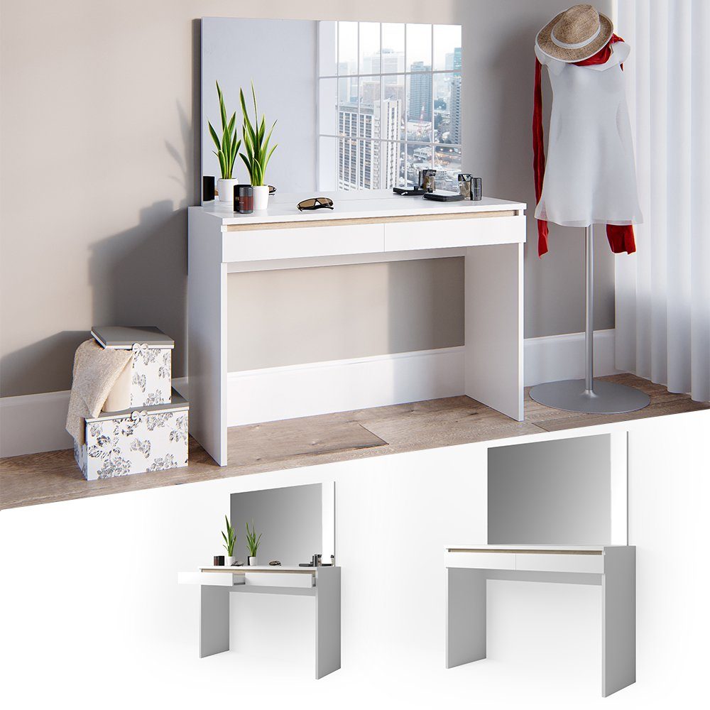 Vicco Schminktisch Emma, Weiß, 120 cm günstig online kaufen