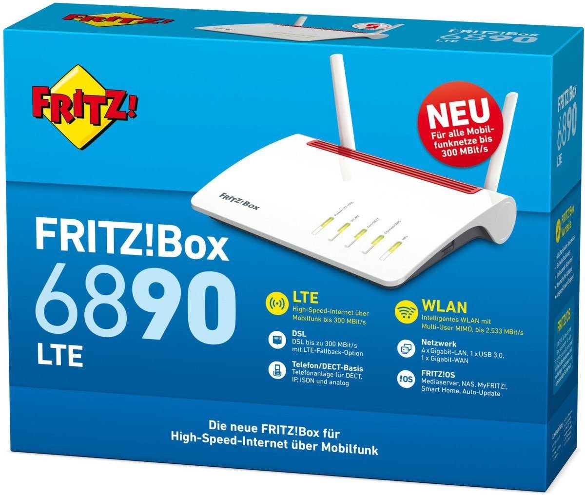 LTE FRITZ!Box AVM WLAN-Router 6890