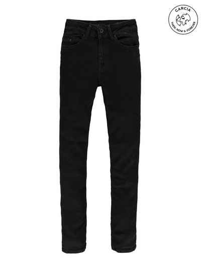 GARCIA JEANS Stretch-Jeans »GARCIA CARO CURVED dark used 285.7540 - Coal Denim«