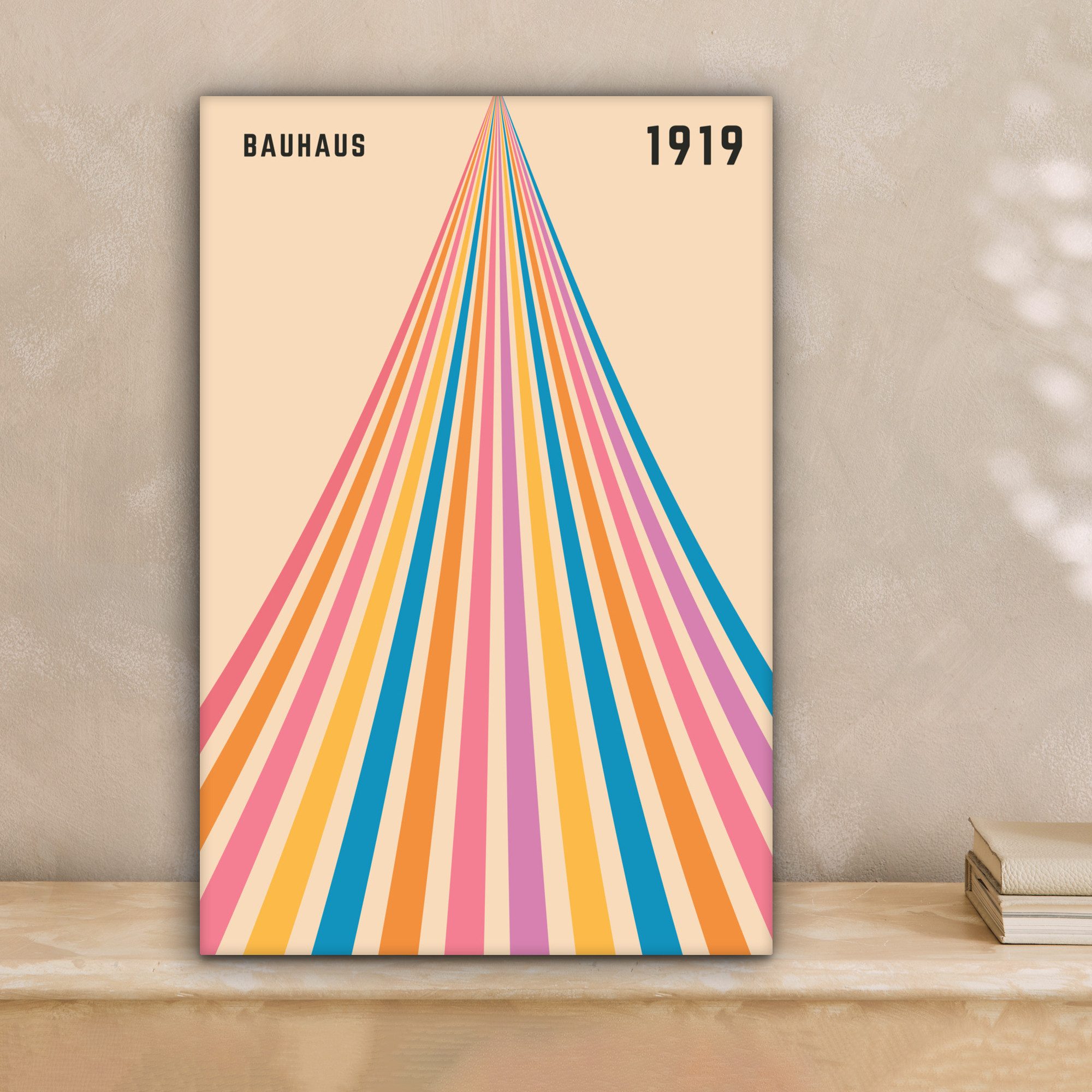 OneMillionCanvasses® Leinwandbild Bauhaus - Farbenfroh - günstig online kaufen