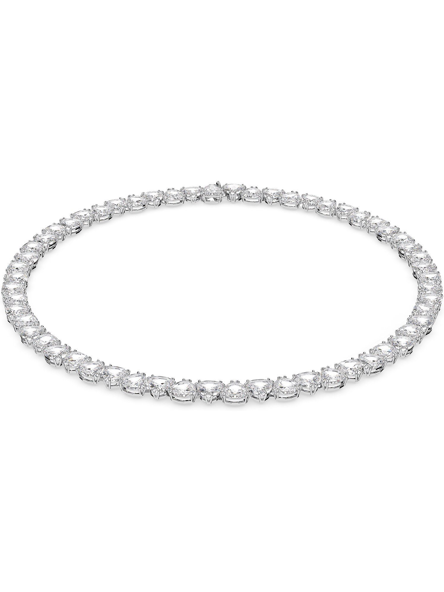 Swarovski Collier Swarovski Damen-Kette Metall Swarovski-Kristall